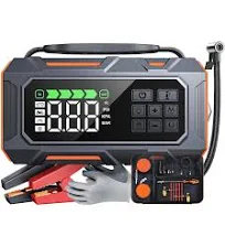14-in-1 7000A Booster Batterie Voiture avec Gonfleur 160PSI