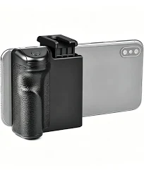 Andoer Stabilisateur de poignée pour smartphone avec prise en main sans fil | ABS + PC, 62-83 mm Vlog Stabilisateur Support de téléphone Selfie pour