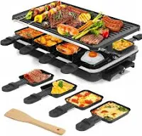 appareil a raclette appareil raclette 8 personnes avec 1 grille à raclette ré