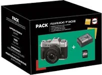 Appareil photo hybride Fujifilm PACK FNAC X T30III Si XC1333+NPW126S+SD32