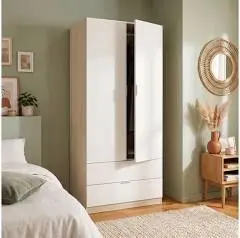 Armoire avec 2 portes et 2 tiroirs