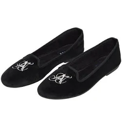 Arthur Chaussons ballerine en velours Noir Femme Taille