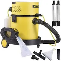 Aspirateur Eau et Poussières VEVOR 4-en-1 Aspirateur Multifonctionnel 20L 1200W 2 CV Filtre HEPA éponge 17KPa avec Télécommande 5 Brosses Câble 4,5m