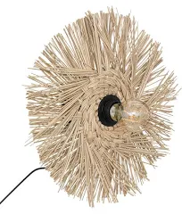 Atmosphera Applique murale en paille Tea