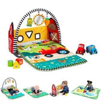 Baby Einstein Busy Barnyard Tapis d'éveil évolutif 4-en-1