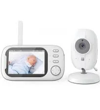 Babyphone avec caméra écran LCD de 3.5 pouces moniteur vidéo 2,4 GHz