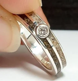Bagues de fiançailles bague personnalisée avec diamant