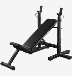 Banc de musculation avec chandelles pliables