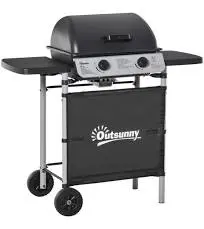 Barbecue à gaz avec couvercle brûleurs de 5,6 kW