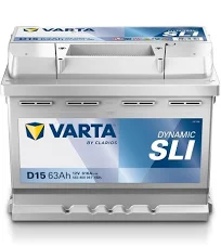 Batterie 12V 63Ah 610A D15 Varta Dynamic SLI 563400061k262
