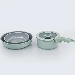 Batterie de cuisine 5 pièces en aluminium