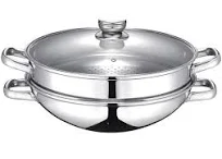 Baumalu Wok & Wok Vapeur 2 en 1