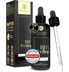 BHA Peeling 2% – Gommage visage BHA + AHA • Exfoliant à 2% d’acide salicylique contre points noirs