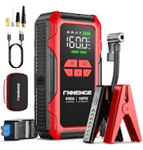 Booster Batterie Voiture 6500A 26800mAh avec 160PSI Compresseur D'Air