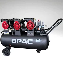 Bpac Compresseur d'air comprimé 100L 4.5 cv Sans huile