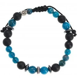 Bracelet Céleste Agate noire