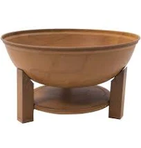Brasero d57cm en acier corten Nero NATERIAL
