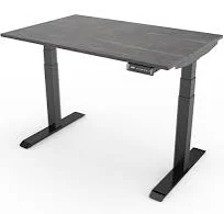 Bureau assis debout sur mesure YourDesk Up&Desk Blanc Marbre