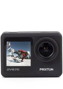Caméra d’action Prixton DV670 à double écran 4K