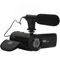 Caméscope Vidéo, Enregistreur Full HD 1080P avec Écran Tactile IPS 2,4 Pouces, Caméra Numérique Zoom 16X 16MP avec Lumière de Remplissage pour