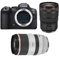 Canon EOS R6 Mark II + RF 24-70mm f/2.8 + RF 70-200mm f/2.8