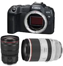 Canon EOS R8 + RF 24-70mm f/2.8 L + RF 70-200mm f/2.8 L