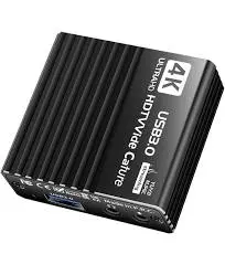 Carte d'Acquisition 4K | Dispositif d'Enregistrement Vidéo 1080P,Enregistreur 60FPS Faible Latence pour Streaming Moniteur TV en Direct
