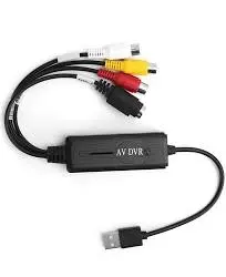 Carte d'acquisition audio vidéo USB 2.0 pour WIN10 noir