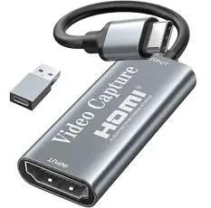 Carte de capture vidéo 1080p de type C HDMI vers USB C capture de jeux vidéo