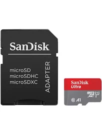 Carte SanDisk Ultra microSD UHS-I & adaptateur