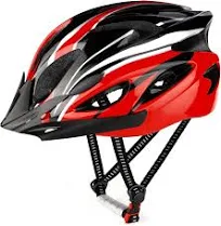 Casque Vélo Route VTT pour Adultes 58-62cm,Taille L pour Homme Femme | Visière Détachable Casque Léger,Ajustement Individuel, Technologie EPS Inmould