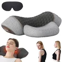 Cervicalm Spinea, Masseur Cervical 3 En 1 Avec Chauffage, Masseur Cervical,vibration, Traction - Intensité Réglable, Soulager Les Douleurs Des Tissus