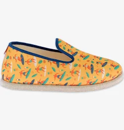Charentaises PLAYA_5A JAUNE Chausse Mouton Chaussons laine