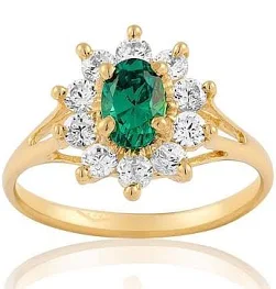 Cleor Bague en Or 750/1000 et Oxyde