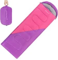 Clostnature Sac de couchage 3-4 saisons pour adultes et enfants Imperméable