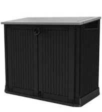 Coffre de Rangement Extérieur "sio Midi" Noir 880 L