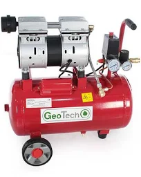 Compresseur électrique silencieux 24L oilless GeoTech S-AC 24.8.10