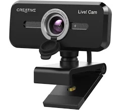 Creative Live! Cam Sync 1080p V2 Webcam Full HD avec mise en sourdine automatique et suppression du bruit pour les appels vidéo