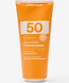 Creme solaire Decathlon soin bien etre active ip50 200ml