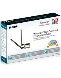 D-LINK AC1200 sans fil DWA-582 - adaptateur réseau - pci express x1 profil bas - wi-fi 5 Carte réseau interne