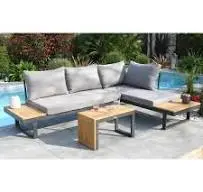 DCB 4 places Salon de jardin modulable Tokyo