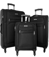 Degré Lot 3 valises souples dont 1 valise cabine