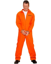 Déguisement prisonnier orange Homme