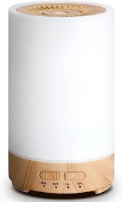Diffuseur d'Huile Essentielle 150ML Diffuseur Arômes Ultrasonique Diffuseur Huiles Essentielles Electrique avec 7 Couleurs LED Humidificateur d'air
