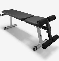 DOMYOS Banc de musculation pliable inclinable et déclinable