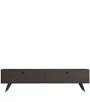 Drawer Meuble TV 2 portes en bois L160cm