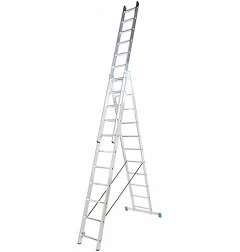 Echelle coulissante extensible 3 plans marches