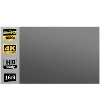 Écran de projection métallique anti-lumière pouces–projection 16:9–Écran de projection portable–Écran de projection HD pliable