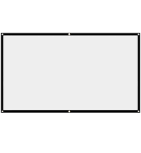 Écran de Projection Pliable Blanc pour