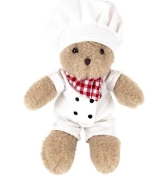 Egmont Ours en peluche Morris le Chef cuisinier